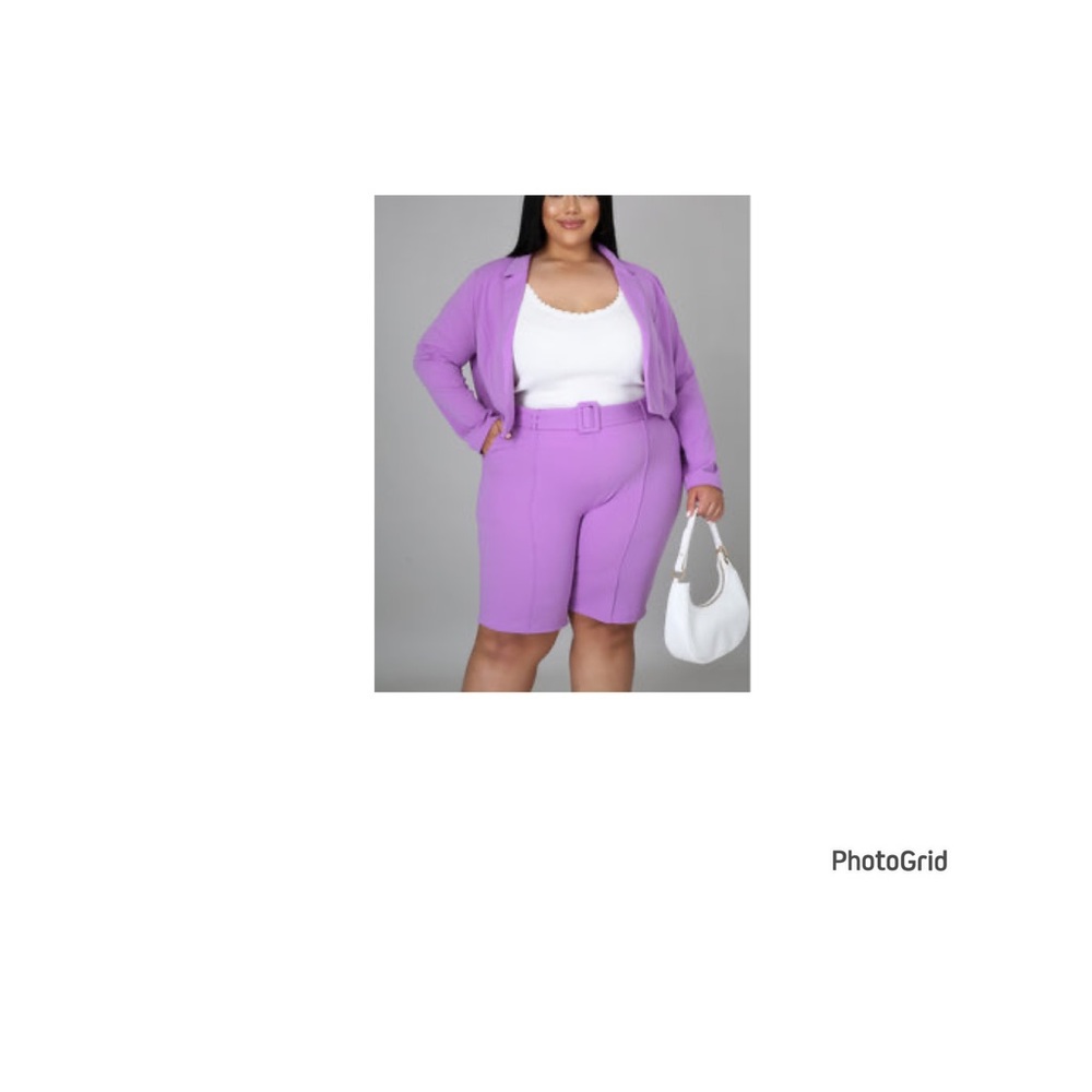 LAVENDER BLAZER SET